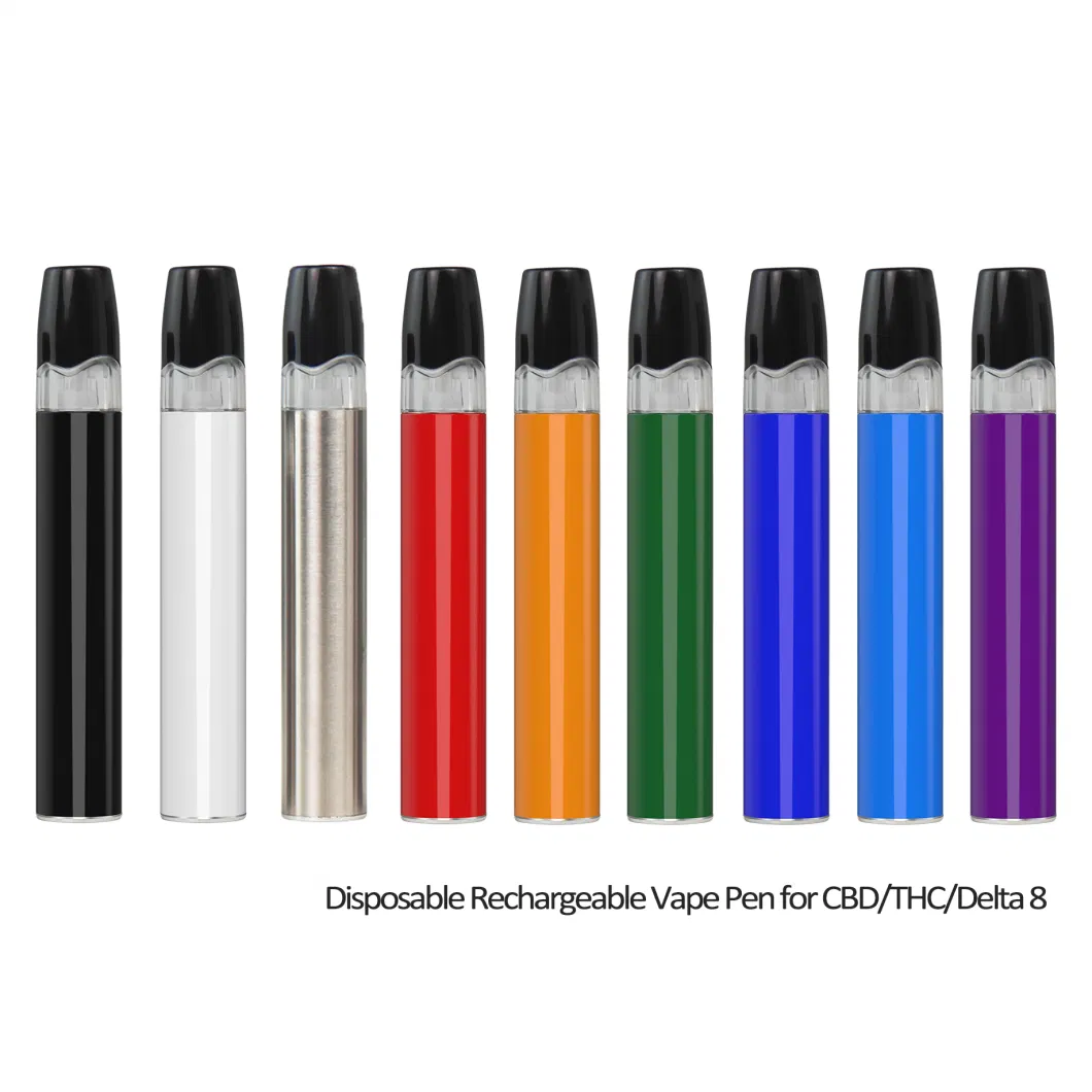 Best Quality Ceramic Coil Delta 8 Oil Vape Cartridge 1ml Atomizer Disposable Rechargeable Vape Pen