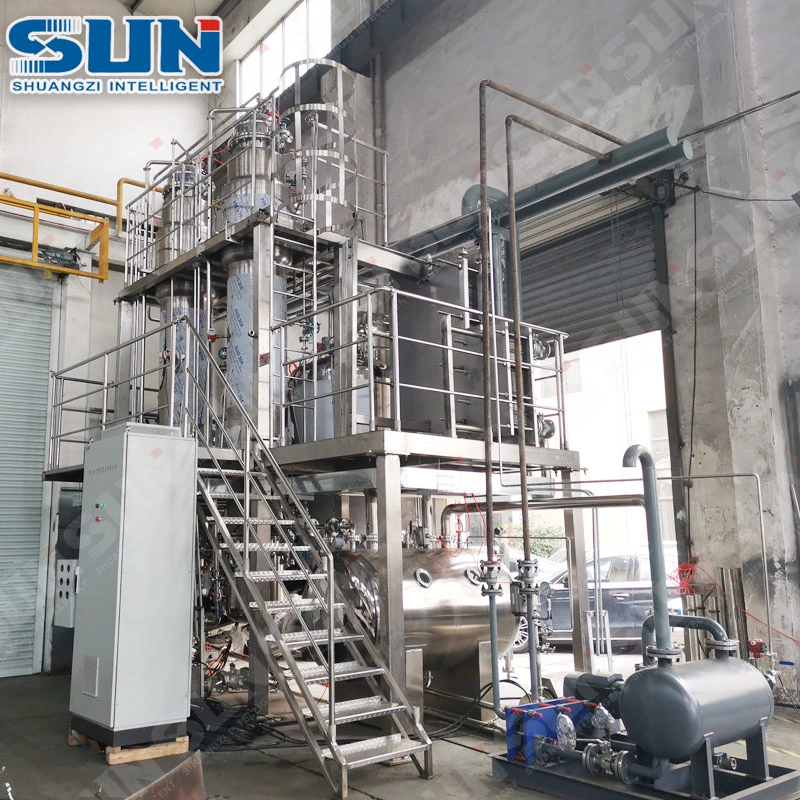 High Effect Full-Automatic Vacuum Evaporator Double Effect Fallling Film Evaporator for Animal Milk