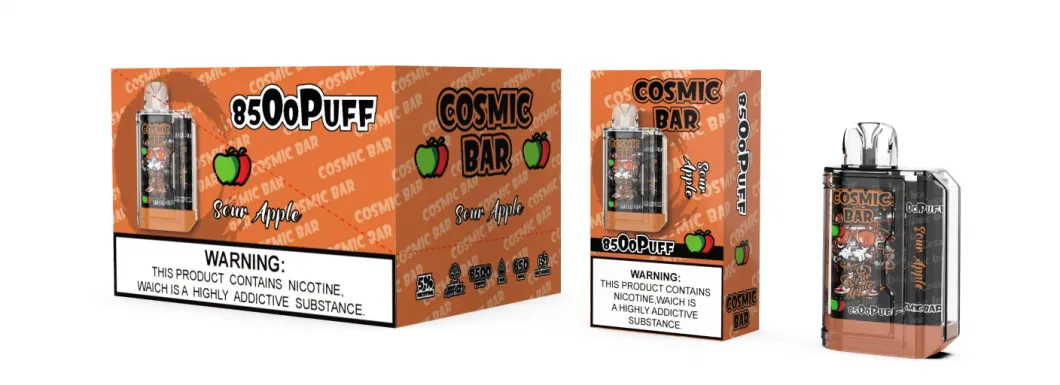 Elf World Orion Bar 8500 Puffs Vape Pen Wholesale Cosmic Bar 8500 Puff OEM Pod E-Cigrs Flavors Disposable Transparent USA Lost Wape Bar Hookah Marry Disposable