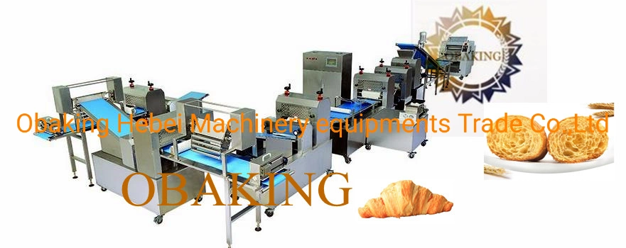 Amazon Hot Sales Automatic Pastry Croissant Machine Puff Pastries Dough Sheeter CE