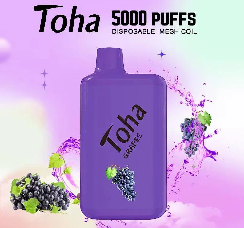 Toha 5000 Puff Zbood OEM ODM Synthetic 5000+ Superbox Jucie Quacke Zbood Quik E-Cigarette Pens Disposable Vape