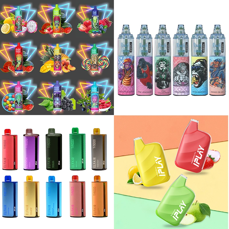 2023 Manufacturer Direct Sales Custom Disposable Wholesale Vape Pen 60 Flavors Puff Plus 600 800 1000 1500 2500 3000 4000 5000 6000 8000 10000 12000 15000 Puffs