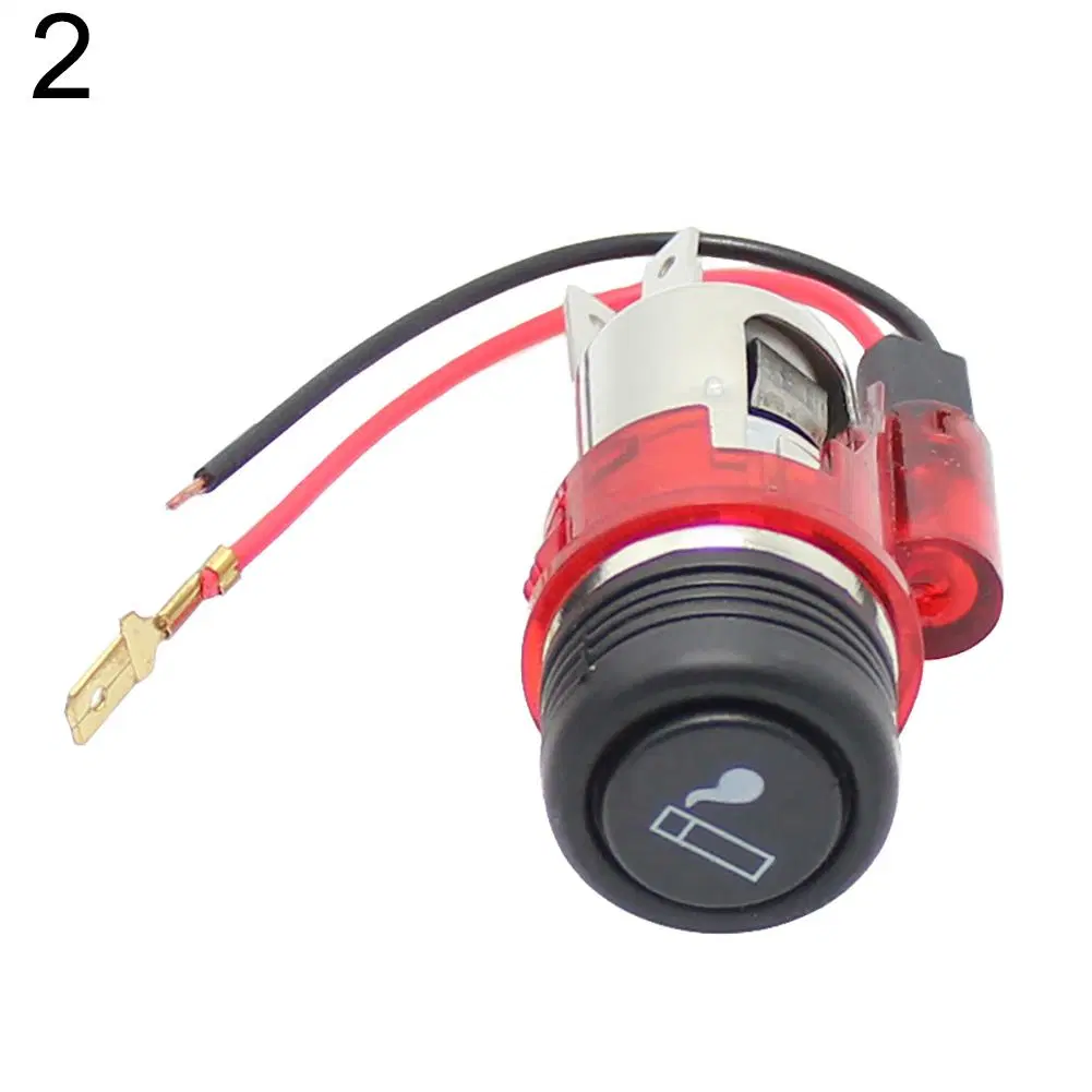 12V 120 W Portable Car Cigarette Lighter Socket Car Cigarette Lighter Socket for Motorcycle Car Boat