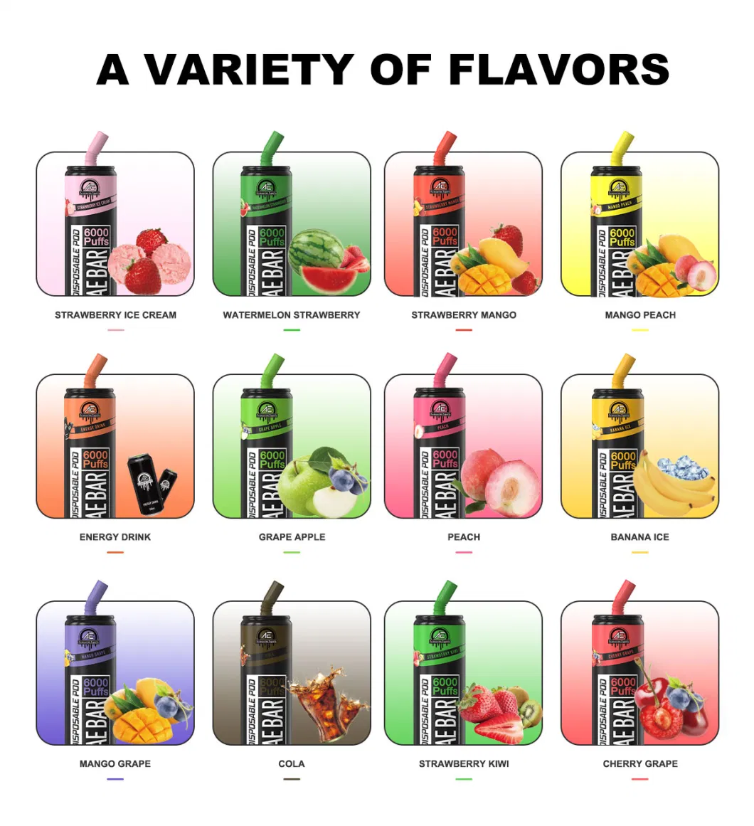 Wholesale China 6000 Puffs 3 Nicotine Strongest Disposable Vapes