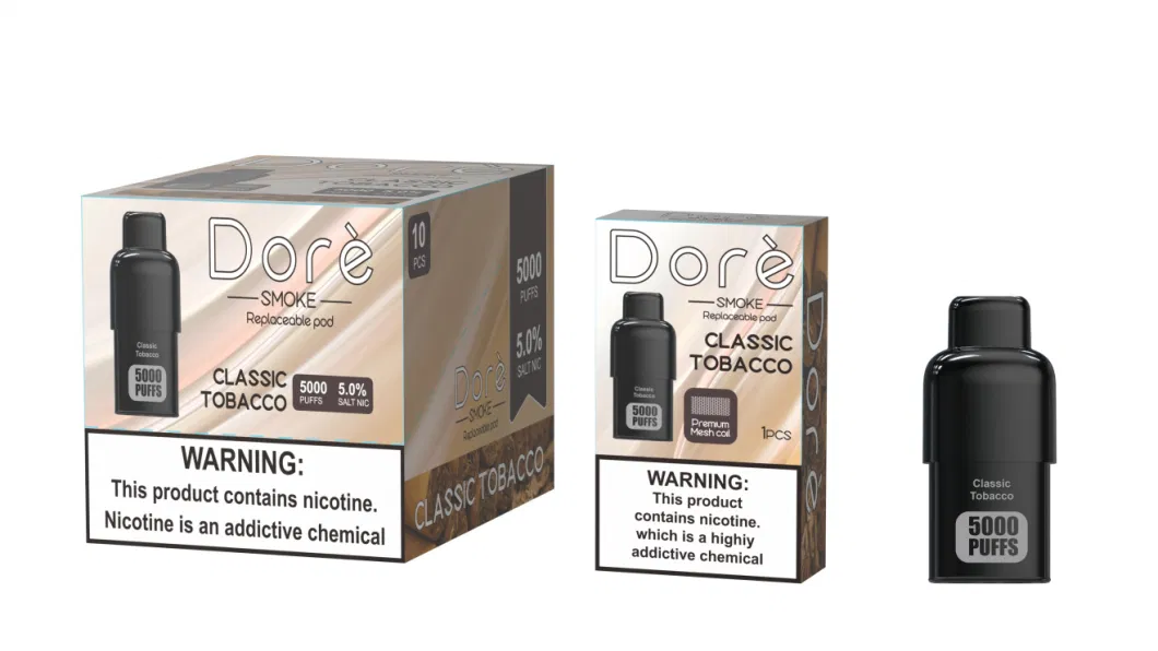 Wholesale Rechargeable Vape Dore Disposable Pod Vape with Pure E-Juice in The USA Market