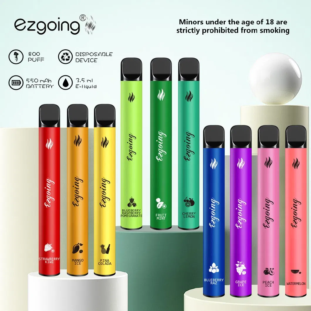 Shenzhen Factory Prices 600 Puffs Atomizer Nicotine Free Mini Disposable Electronic Cigarette Distributor Electric Vape Smoke English Russian Packag Vape