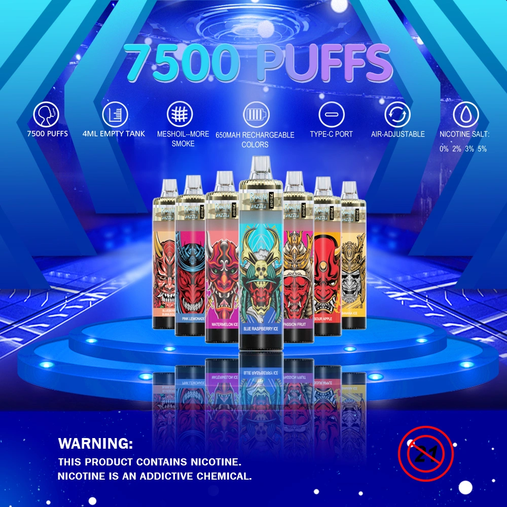 2022 Good Taste Fast Shipping Fumot Randm Dazzle 7500 Puffs Disposable Vape