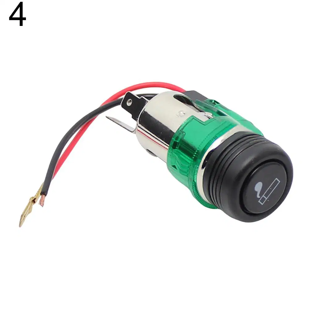 12V 120 W Portable Car Cigarette Lighter Socket Car Cigarette Lighter Socket for Motorcycle Car Boat