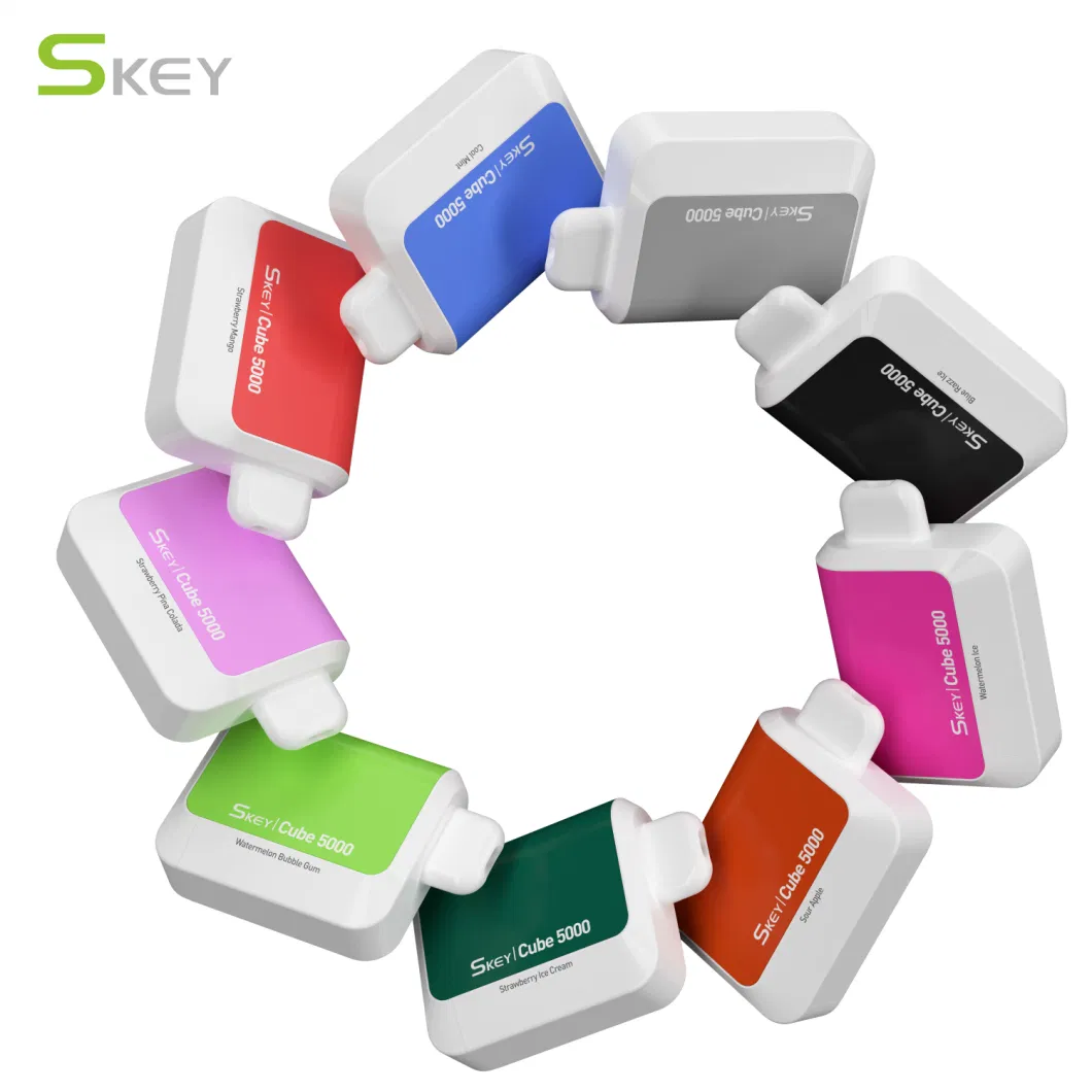 Skey Cube 5000puffs Box Design High Quality Disposable Vape Device