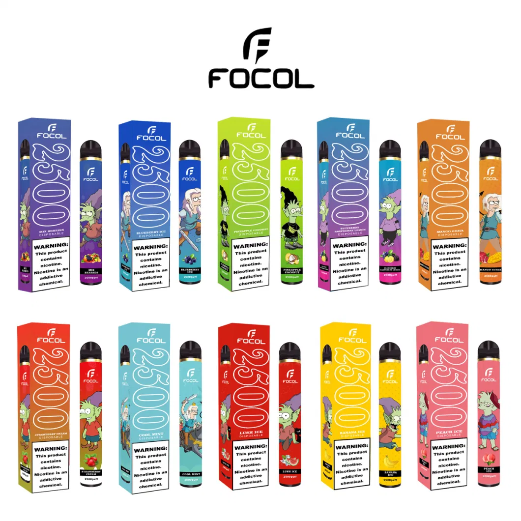 Wholesale Custom Best 9000 6000 5000 3000 2500 1000 800puffs Electronic Cigarette Bar Disposable Vape Pen E Cig Puff