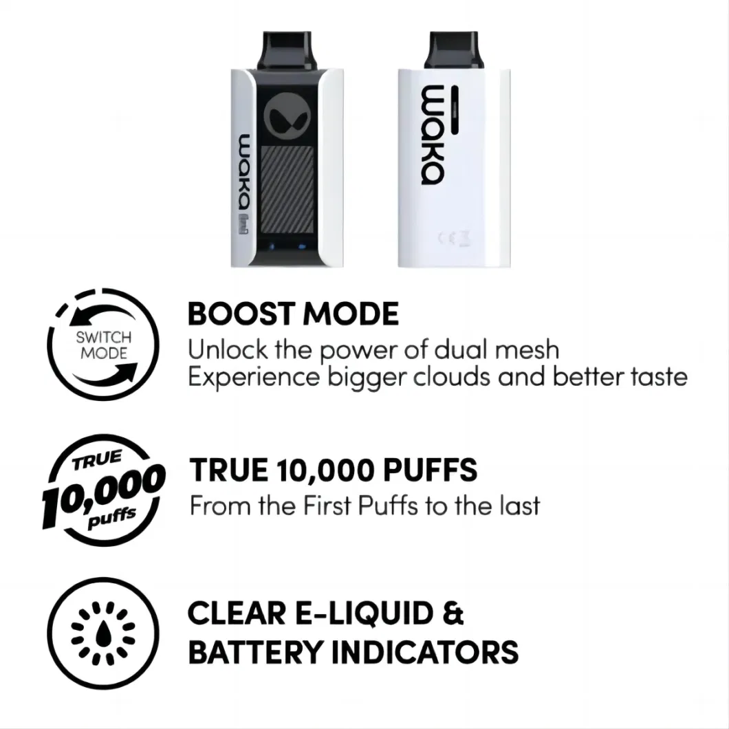 Waka Sopro PA 10000 Puffs Best Price Disposable Rechargeable Battery Electronic Cigarette Portable Vape