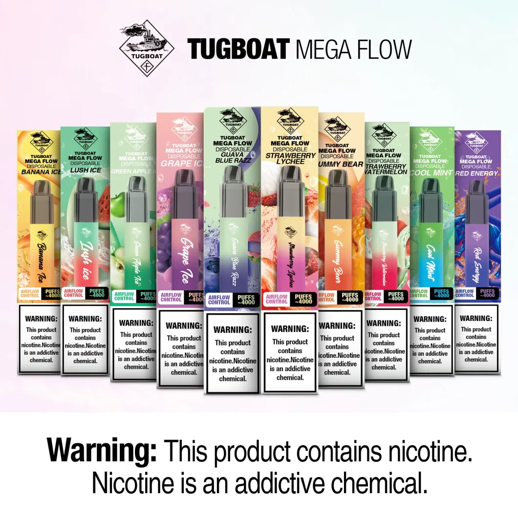 Tugboat Mega Flow 4000 Puffs Disposable Vape