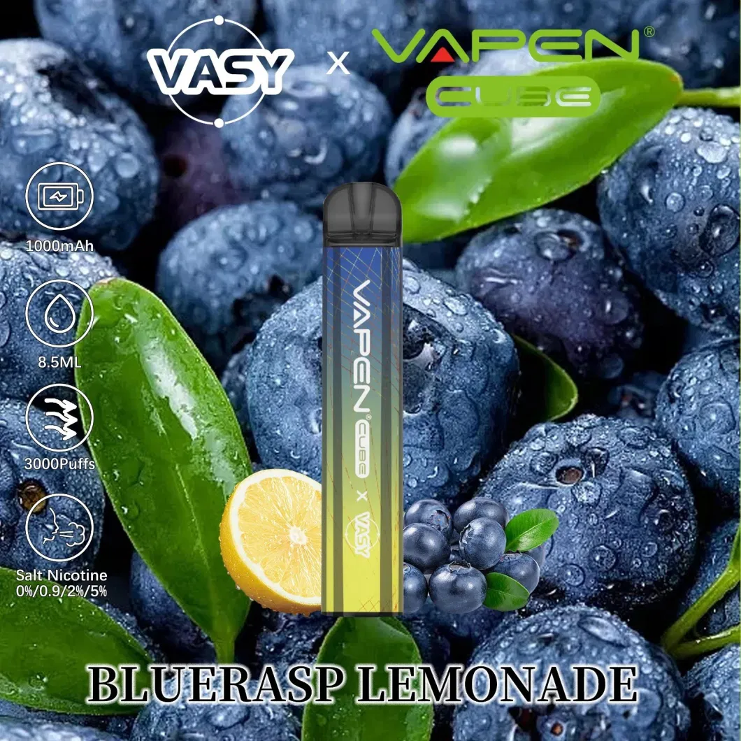 Vasy &amp; Vapen Cube 3000 Puffs Disposable Vape Wholesale E Cigarette 0/0.9/2/5% Nicotine