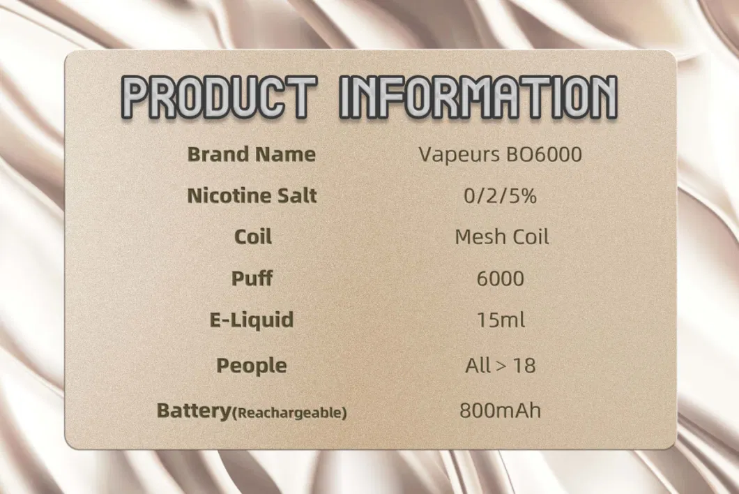 OEM Shenzhen Wholesale E Cigarette 15ml E Liquid High Capacity 5000 6000 7000 Puff E Hookah Charger