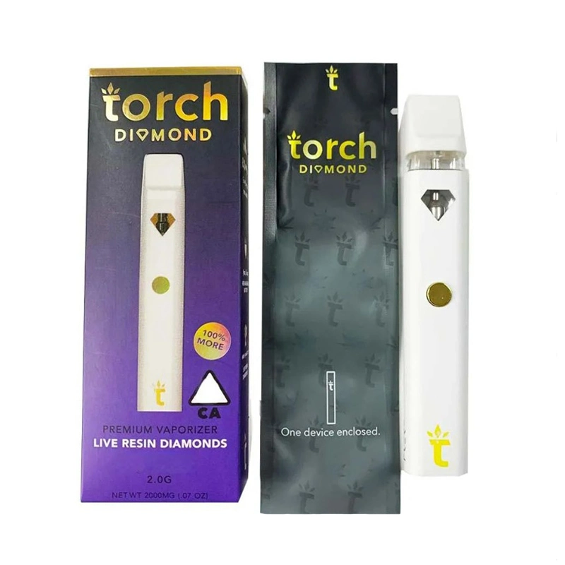 Tight Sealing Design Torch Thick Oil Vape Pen Empty Rechagerable Torch Disposable Vape