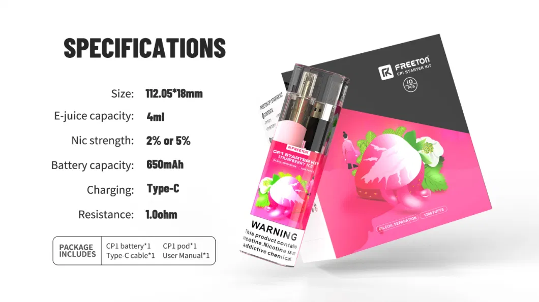 Online Sale Super Vape Electronic Cigarettes 2% or 5% Nico Pod systerm Disposable Vapor Fillable eCigarettes