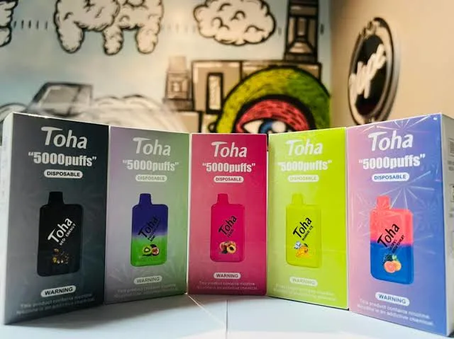 Toha 5000 Puff Zbood OEM ODM Synthetic 5000+ Superbox Jucie Quacke Zbood Quik E-Cigarette Pens Disposable Vape