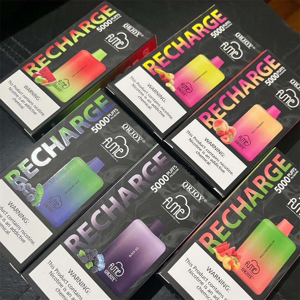 New Arrival Fume 5000 5000puffs 5K Puff Puffs E Shisha 12ml Mesh Coil Recharge Disposable Vape E CIGS Starter Kit Vaporizers Vapers Strawberry Kiwi Pod