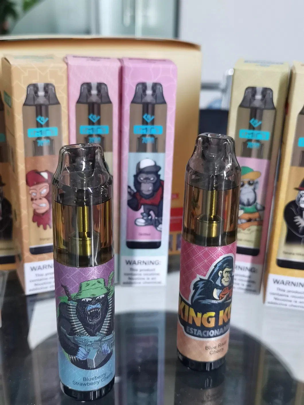 Original Imini Tornado Puff 9000 7000 Puffs Disposable E-Cigarette Features 15ml Vape 0/2/3/5% Rechargeable 850mAh Integrated Battery Associated 20 Flavors