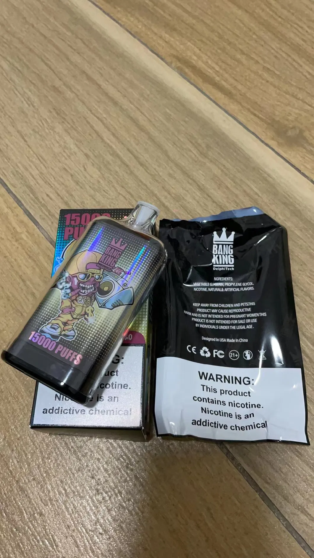 Wholesale Price Bang King 12000/15000 Vape Pen Disposable Amazon Bang12K Puffs 650mAh Rechargeable Poco 9000 Puff Bang Atomizer Capacity Bang