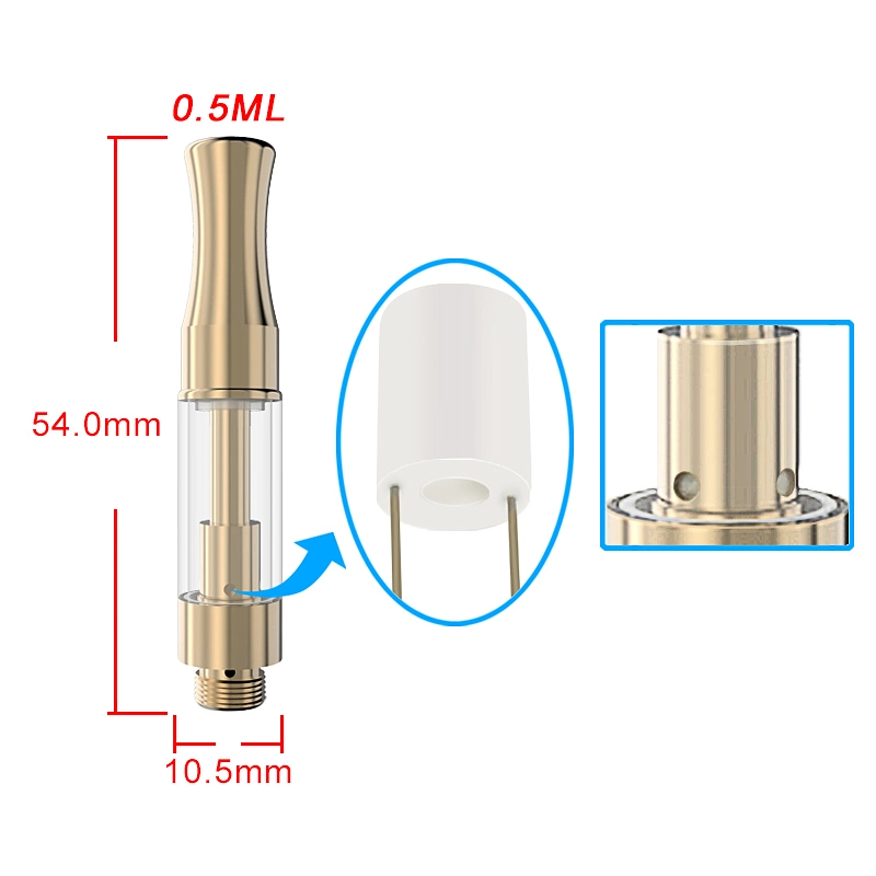 Hot Sell Disposable 510 Thread Empty Ceramic Oil Vape Atomizer