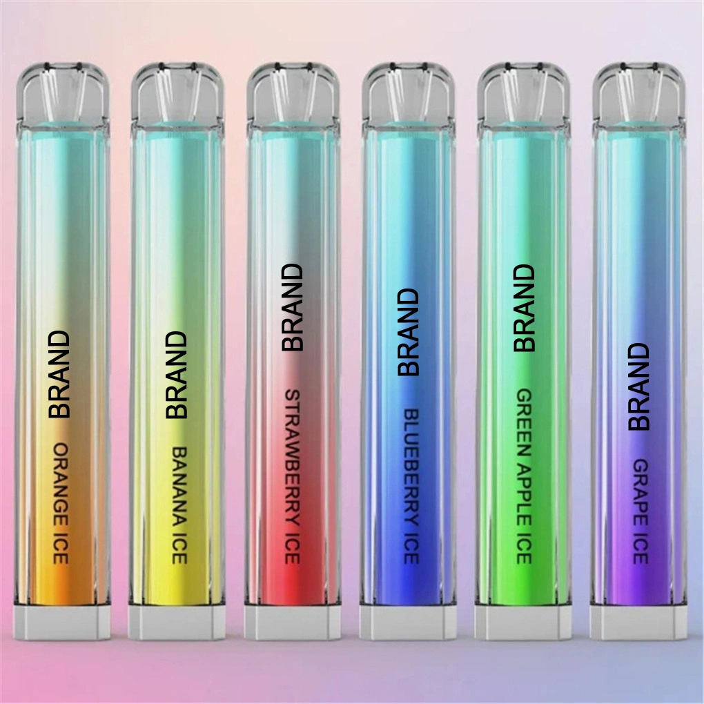 Best Malaysia LED Light OEM 600 800 Puff Puffs 2ml 0mg No None 0 Zero Without Nicotine Free Smoke Desechables Disposable Desechable Pod Vape