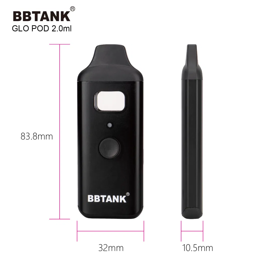 Best 1ml Bbtank Vape Pen Postless Resin Oil Delta Disposable Device Vaporizer