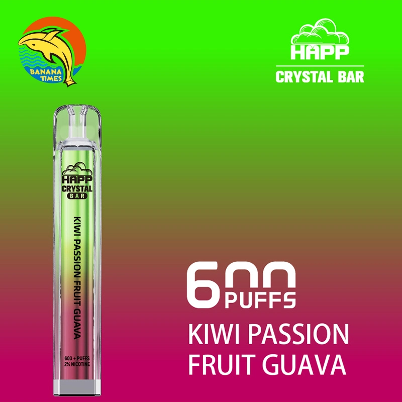 Wholesale Crystal Bar Disposable Electronic Cigarette 600 Puff Bar Disposable Vape