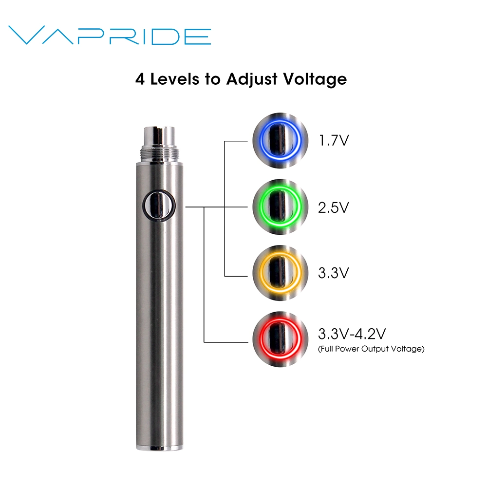 Dual Charging Port 510 Thread Atomizer Vape Pen E Cigarette Battery