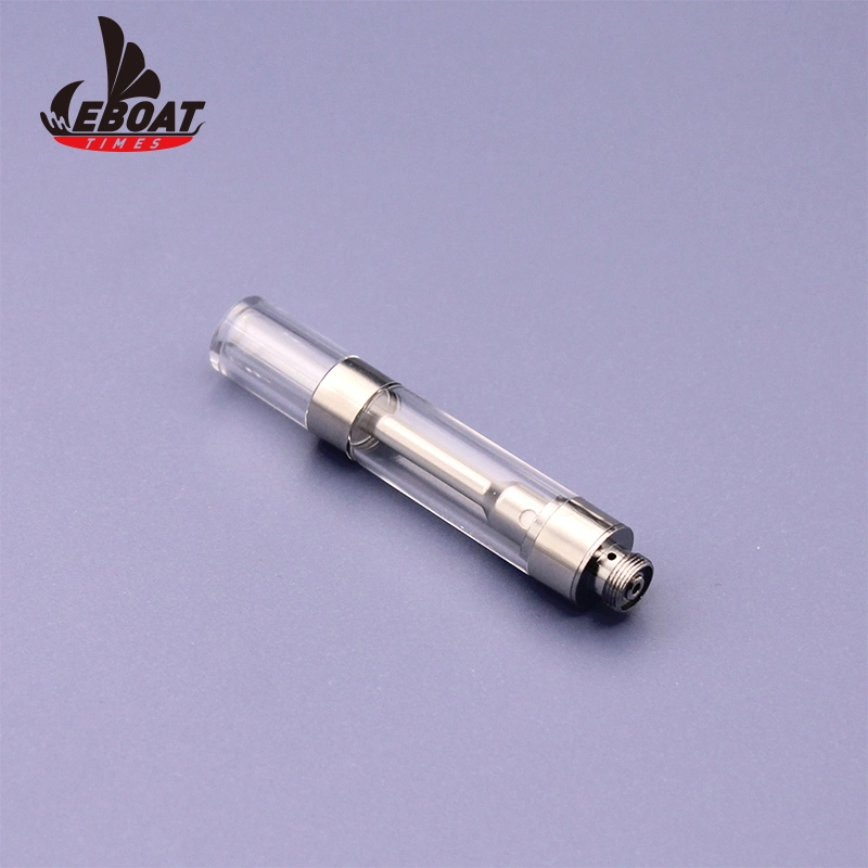 316L Ss Ceramic Coil Glass Vape Cartridge 510 Thread Gold Atomizer D8 Disposable No Leaking