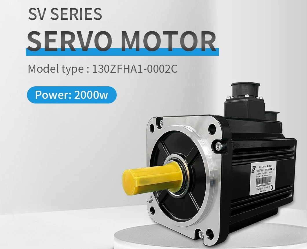 2kw Servo Motor Without Brake Speed Control Electric Delta Motor