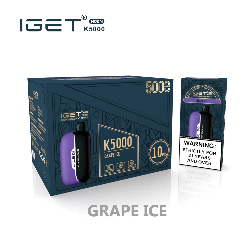 Iget Moon up to 5000puffs Wholesale Vapor Ecig Hot Sale Disposable Vape