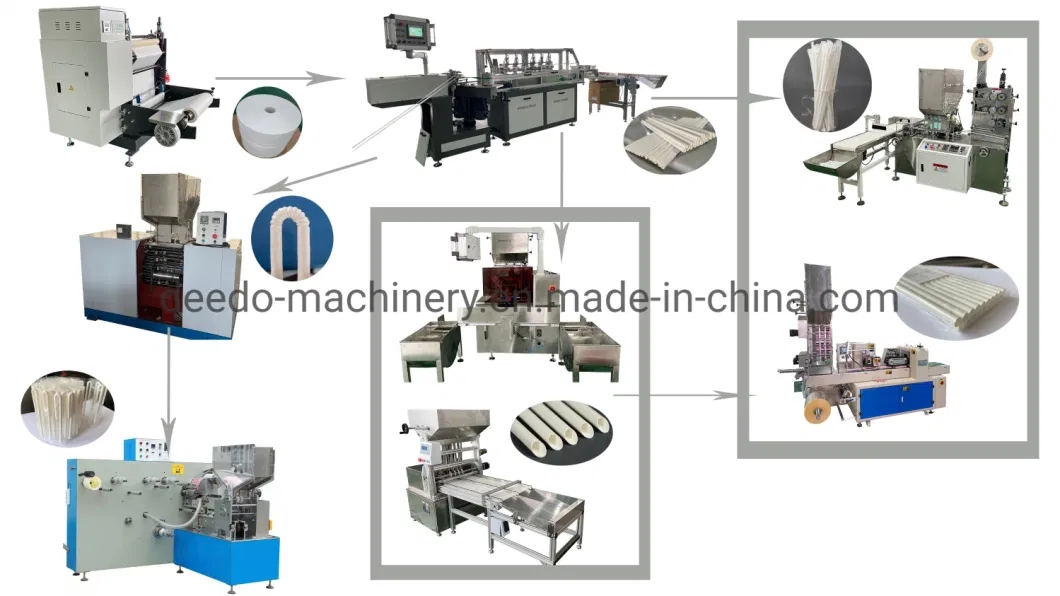 Automatic Electronic Cigarette Paper Tube Straw Winding Making Forming Machine