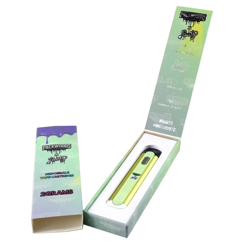 1ml 2ml Empty Packwoods X Runtz Cookies Ghost Ruby Dabwoods Disposable Vape Pens with Package Box
