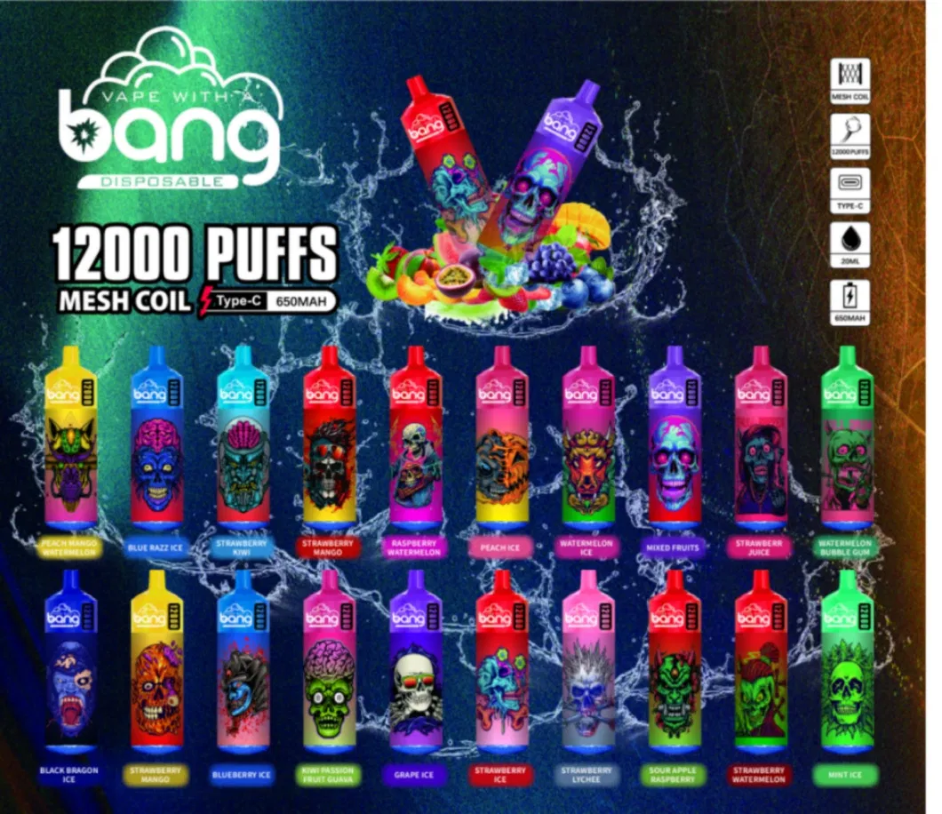 New Bang Box 12000 Puffs Vs Tornado 9000 10000 Puff Bar E Cigarette Rechargeable Vaper China Wholesale I Vape Tornado 12000 Bang XXL Disposable Vape Pen