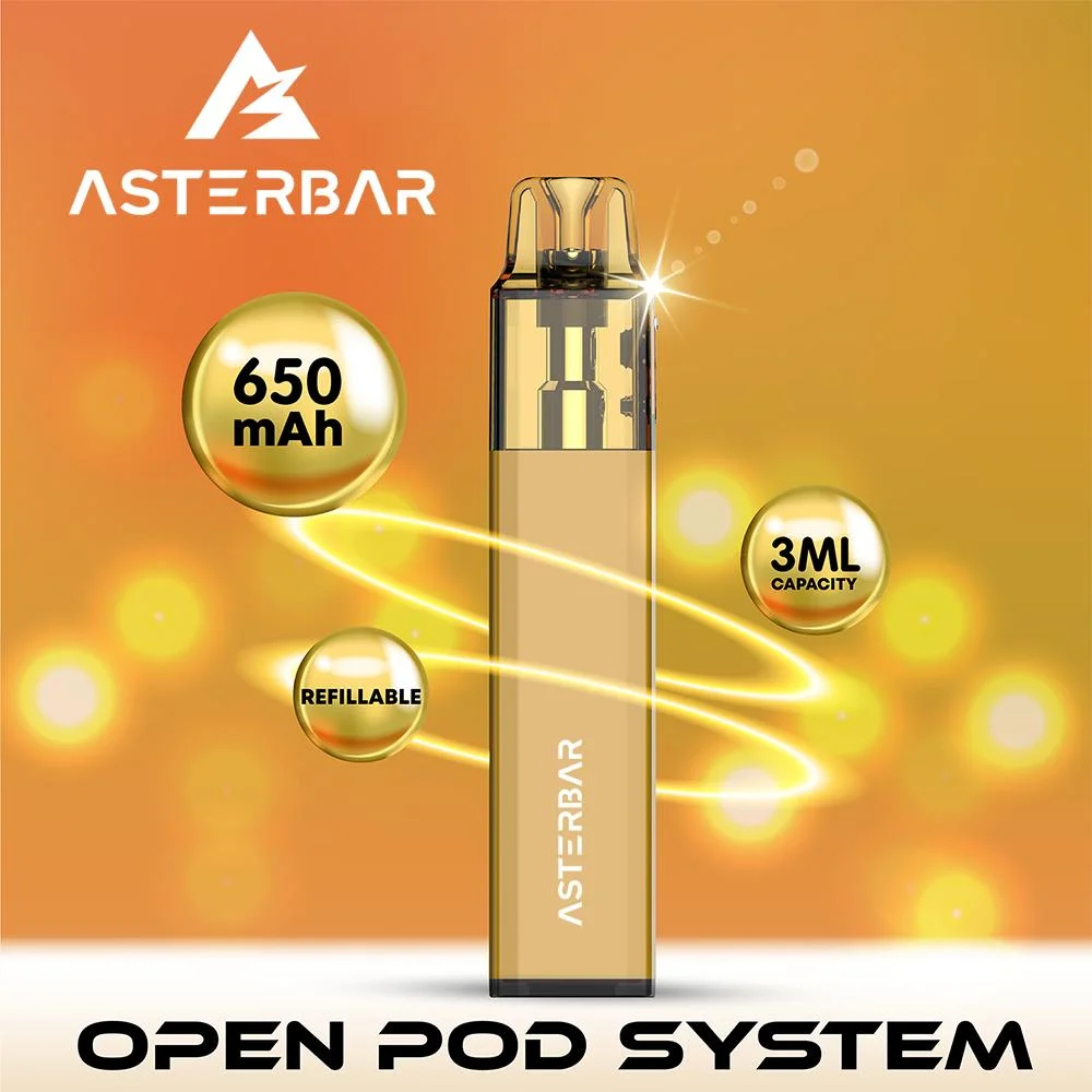 Wholesale I Vape 2024 Asterbar M3 Pod 3ml Open Pod System Easily Add Your Own Ejuice with LED Light Flashing