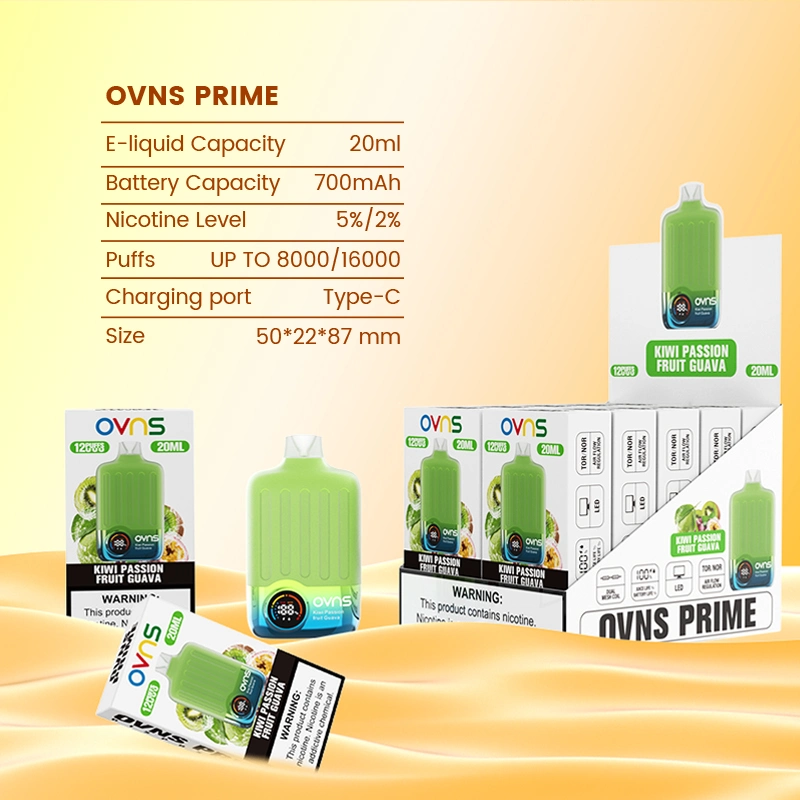 Ovns 2024 Smart Screen Recharegeable E Cigarette 15000 16000 18000 20000 Puff Disposable Vape Pod