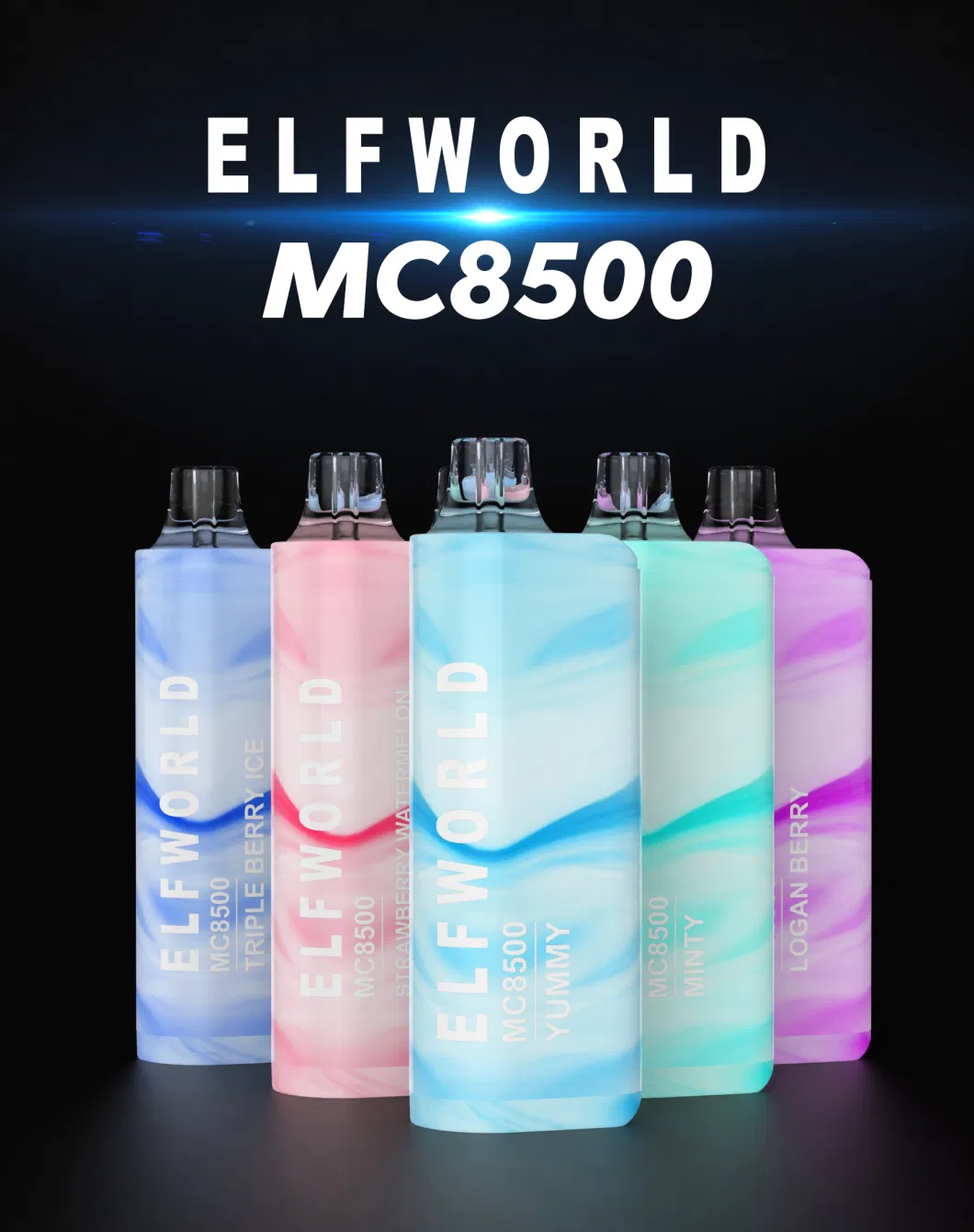 Factory Directly Wholesale Mesh Coil High Quality Elfworld De6000 Mc8500 Big Puffs Disposable in Stock Vape