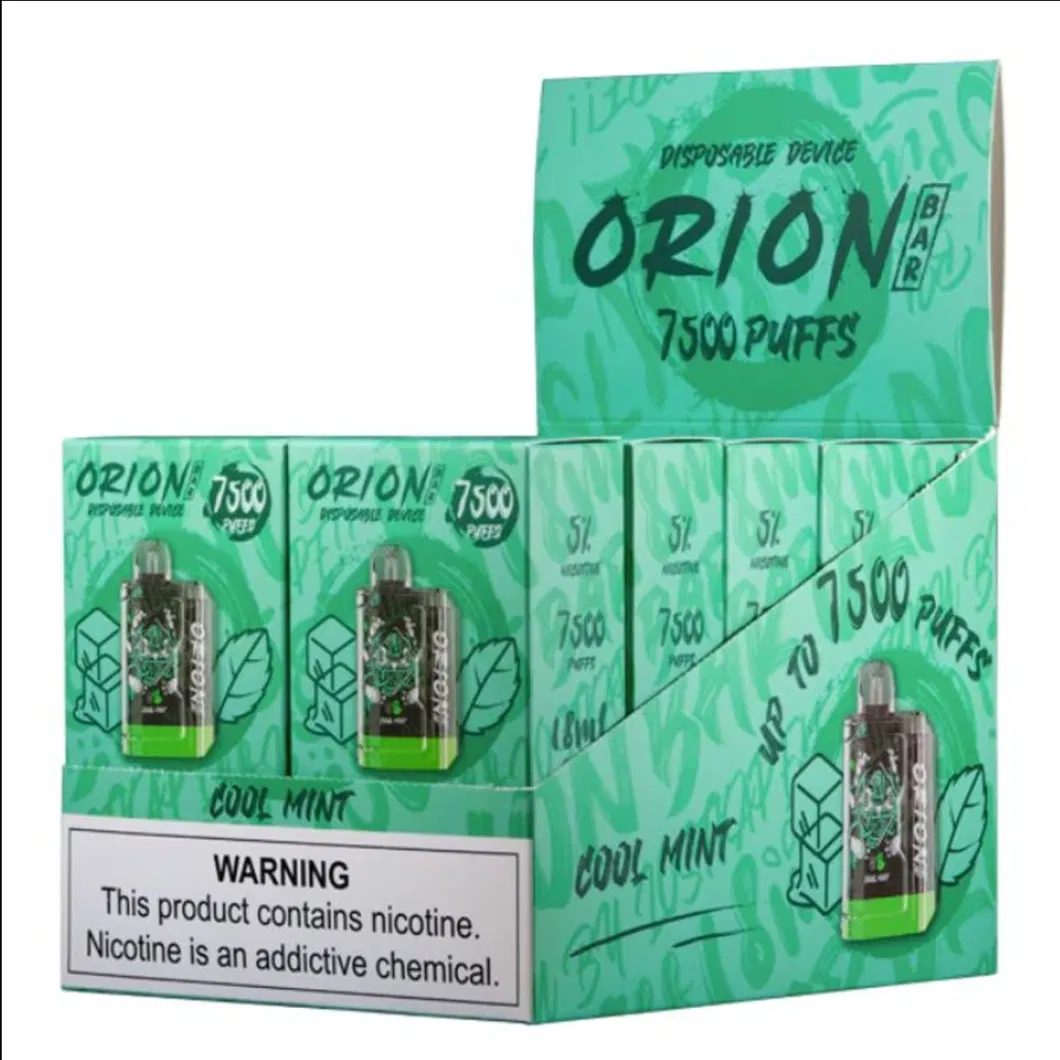 Disposable Vape Amazon USA UK Wholesale Electronic Cigarette 5000/7500/8000/10000puffs Lost Vape Orion Bar 5000 Disposable Vape Pen Disposable Wape