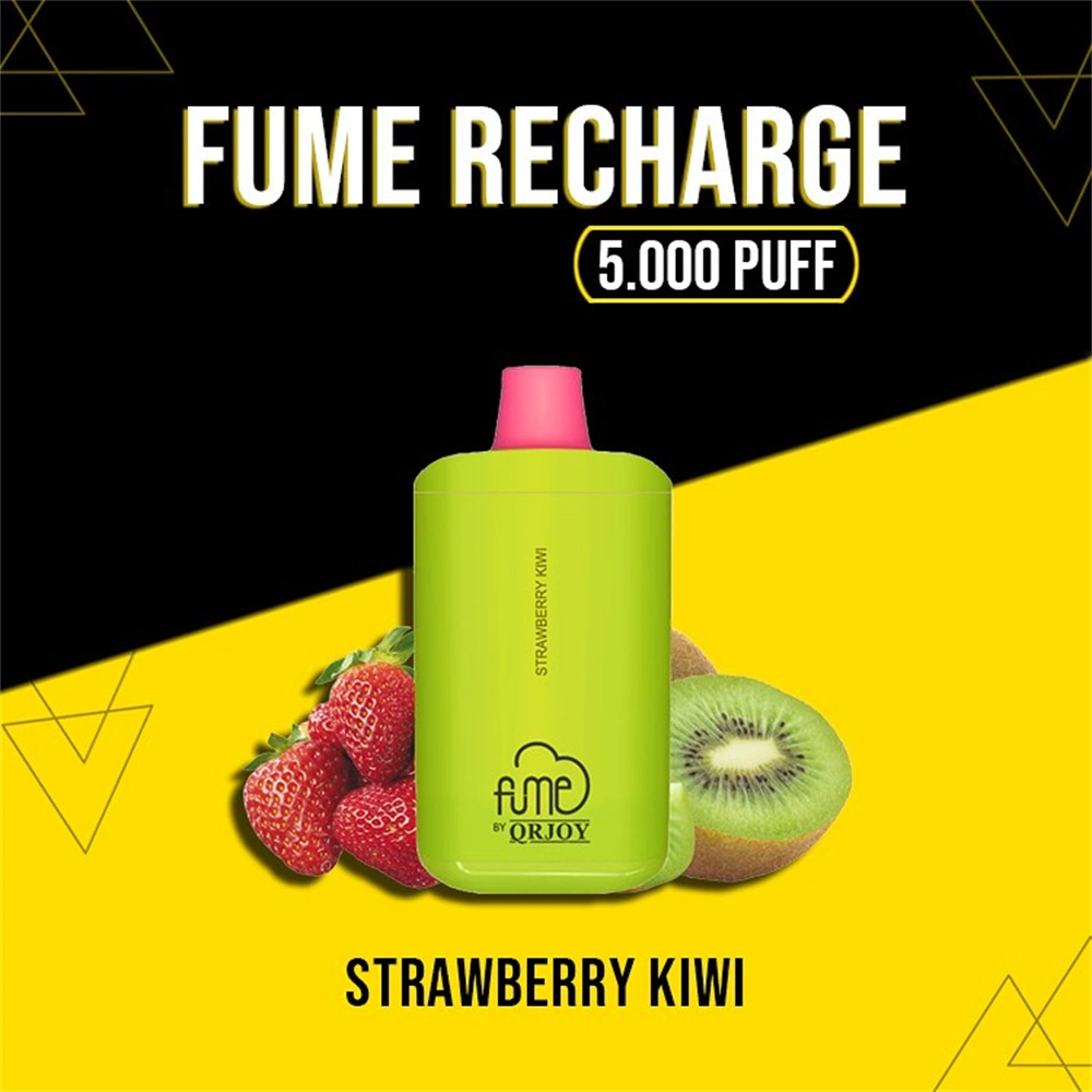 New Arrival Fume 5000 5000puffs 5K Puff Puffs E Shisha 12ml Mesh Coil Recharge Disposable Vape E CIGS Starter Kit Vaporizers Vapers Strawberry Kiwi Pod