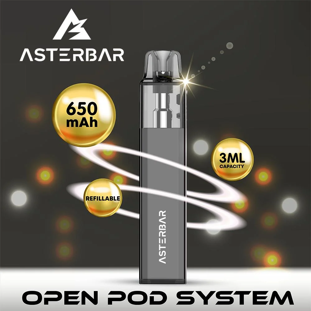 Wholesale I Vape 2024 Asterbar M3 Pod 3ml Open Pod System Easily Add Your Own Ejuice with LED Light Flashing