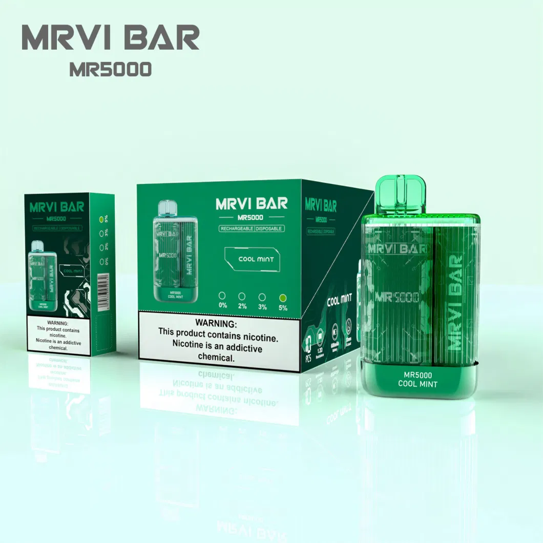 Wholesale Disposable Vape Pen 5000 Puffs Elf Crystal E Cigarette Mrvi Bar Pod Elfworld Ultra Caky Te5000 Puff