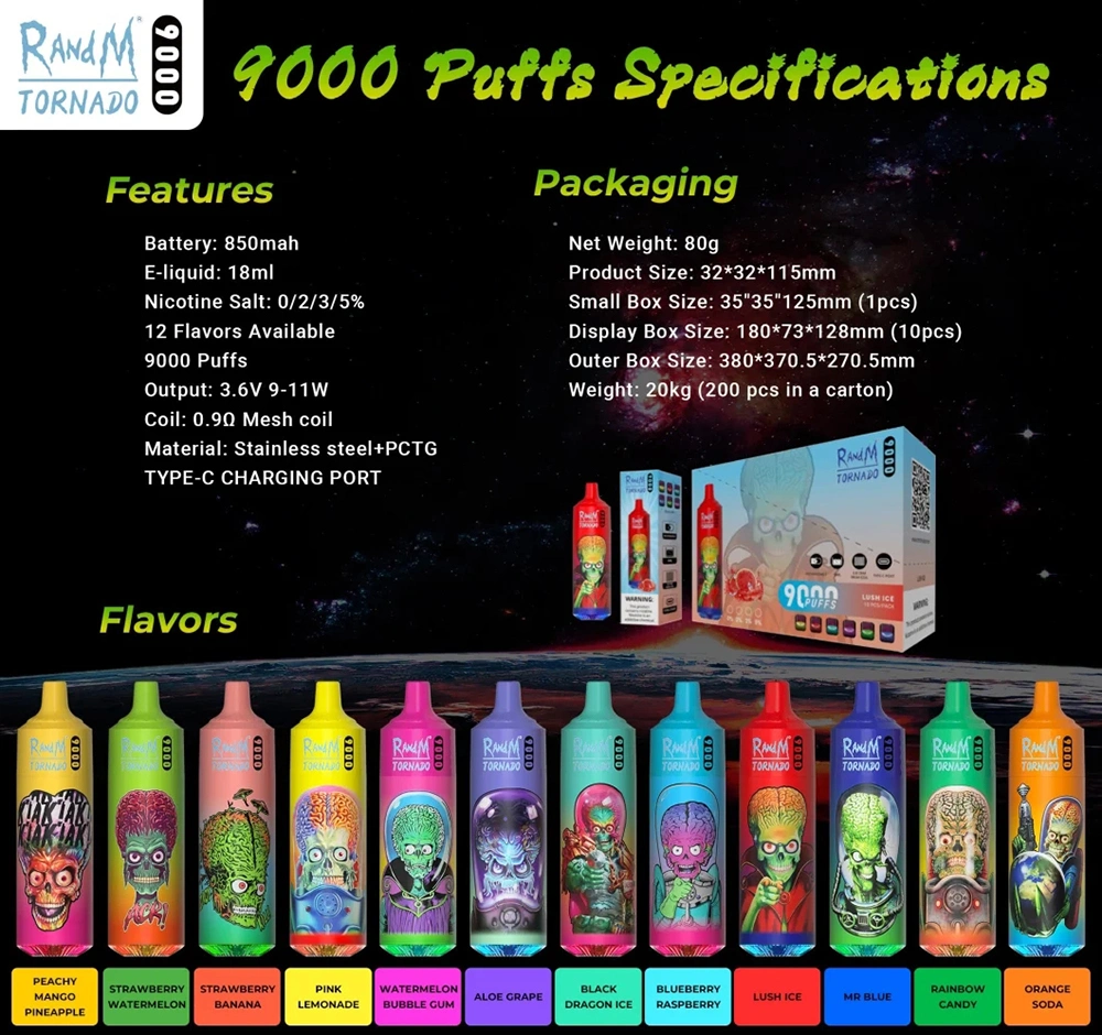 Wholesale I Vape Rechargeable Disposable E Cigarette Elf Bang 10000 Puffs Vs Tornado 9000 Puffs Vape