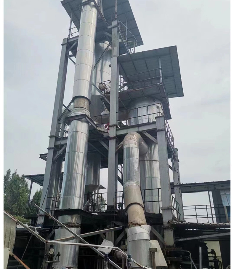 Three Effect Vacuum Falling Film Mvr Evaporator for Wastewater Treatment Multi Effect