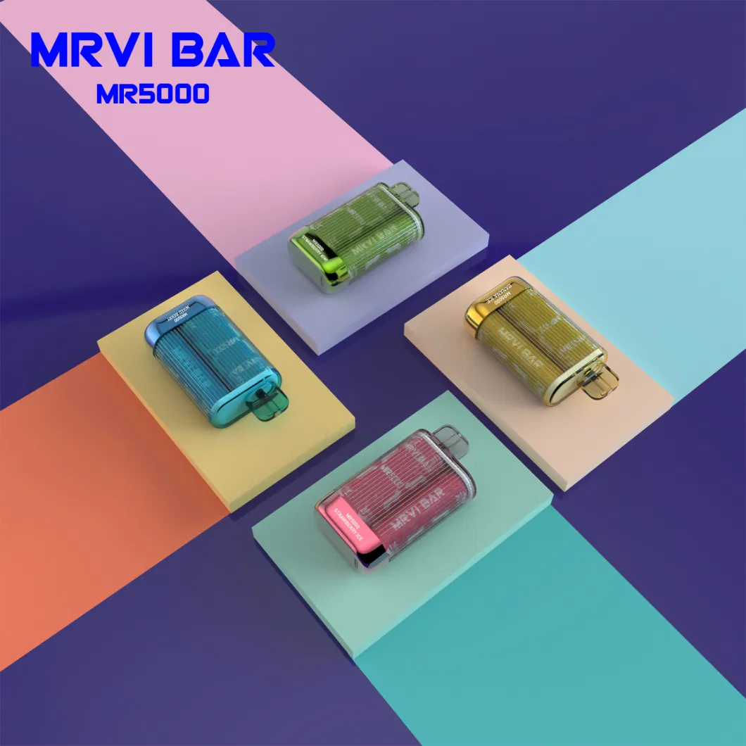 Wholesale Disposable Vape Pen 5000 Puffs Elf Crystal E Cigarette Mrvi Bar Pod Elfworld Ultra Caky Te5000 Puff