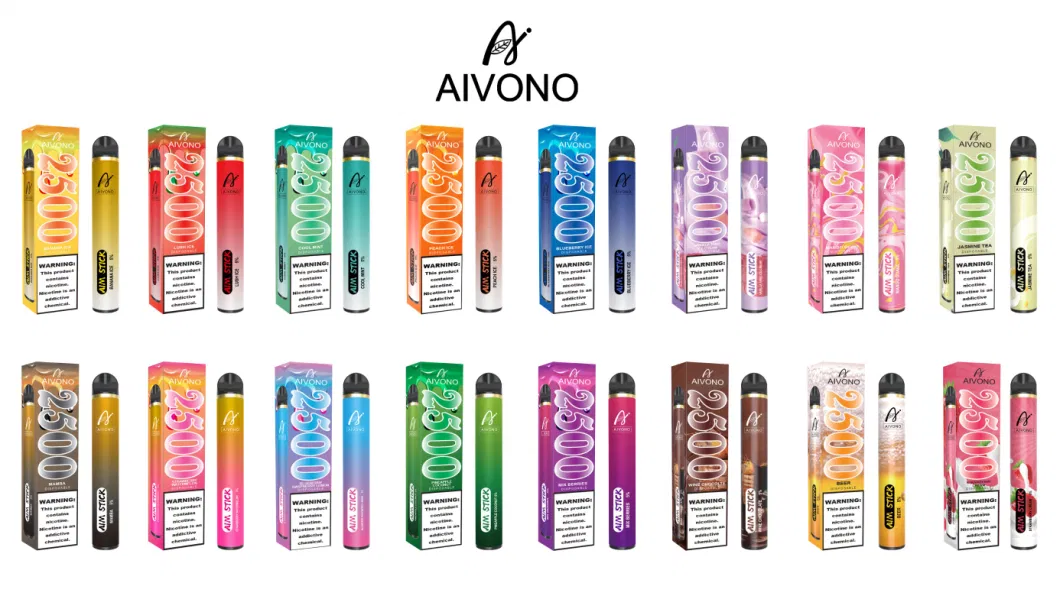 Aivono Disposable Vape Pen Aim Stick 2500puffs 16flavors Vs Bang XXL /Disposable E-Cigarette OEM