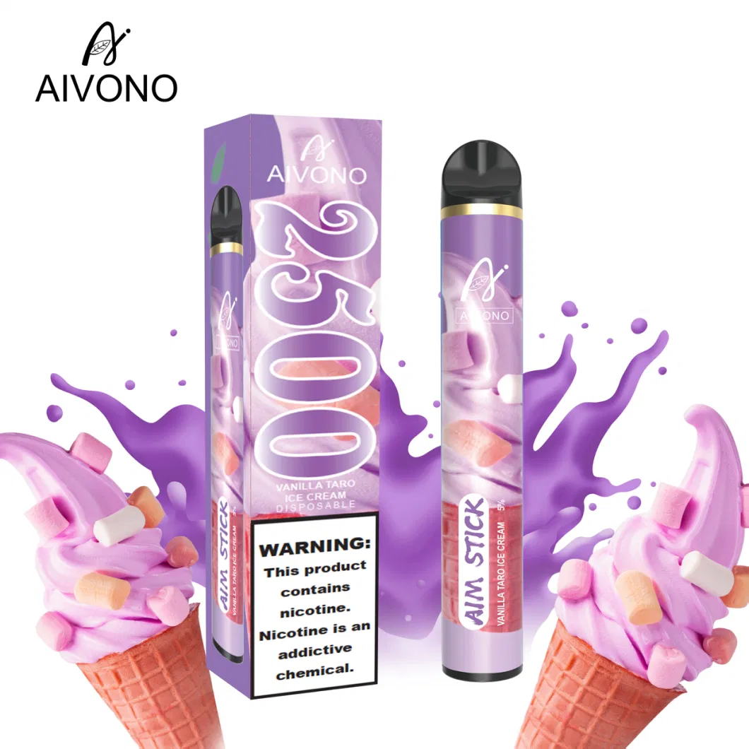 Aivono Disposable Vape Pen Aim Stick 2500puffs 16flavors Vs Bang XXL /Disposable E-Cigarette OEM