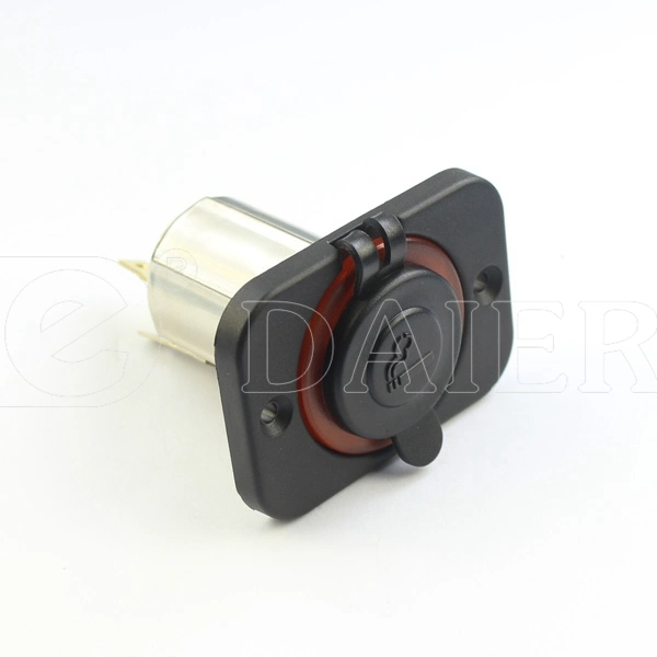 Rear One Hole Panel Mounted Car Cigarette Lighter Socket (DS3204)