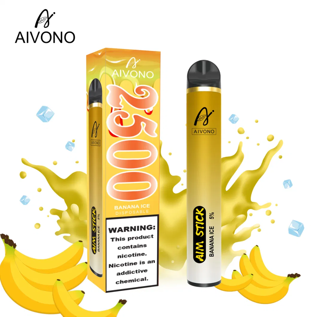 Aivono Disposable Vape Pen Aim Stick 2500puffs 16flavors Vs Bang XXL /Disposable E-Cigarette OEM