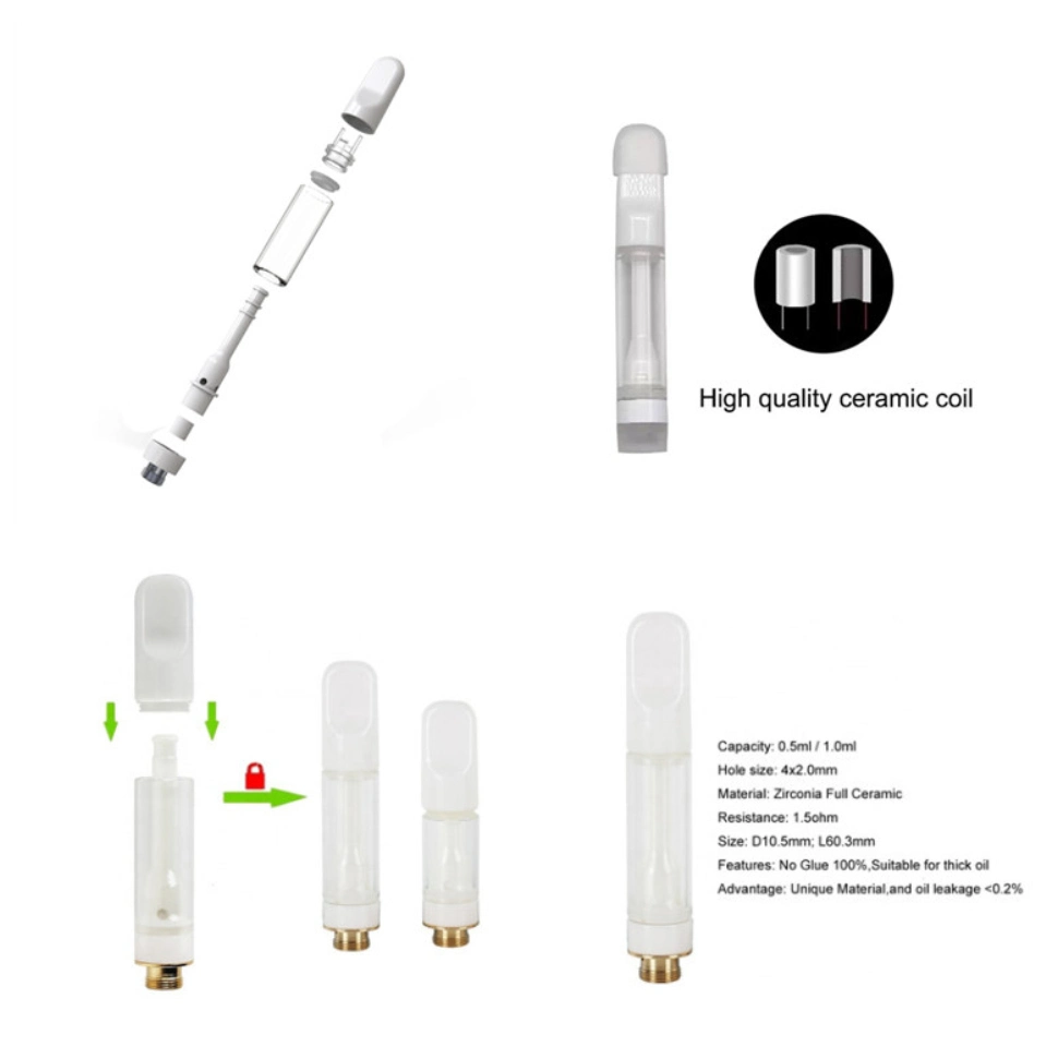 RW-C9 1ml Disposable Full Ceramic Vape Hhc Thick Oil Cartridge